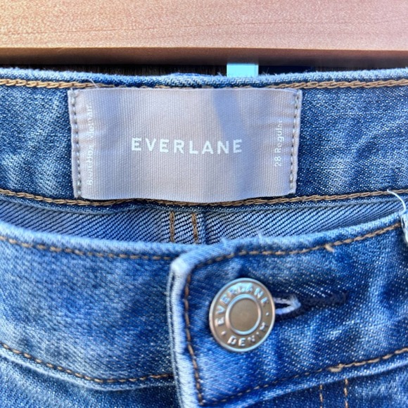 EVERLANE Straight Leg Medium Wash Jeans - Picture 5 of 7